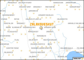 map of Zalaköveskút