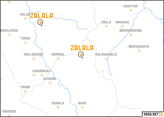 map of Zalala