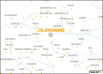 map of Z̧alam Rūdbār