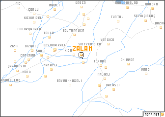 map of Zalam