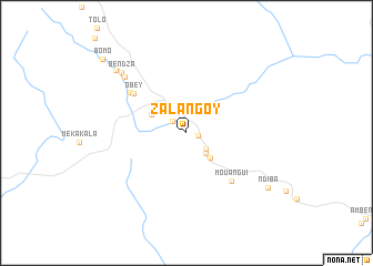 map of Zalangoy