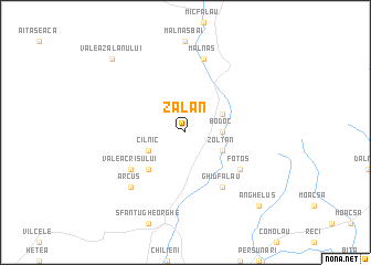 map of Zălan