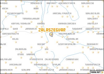 map of Zalaszegvár