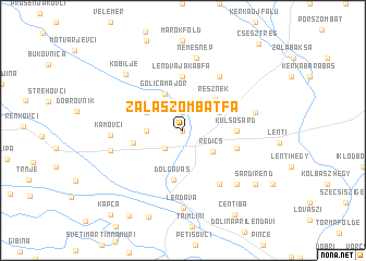 map of Zalaszombatfa