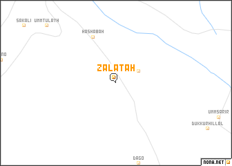 map of Zalaţah