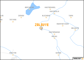 map of Zalavʼye