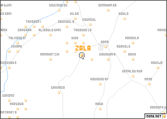 map of Zala