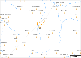 map of Zala