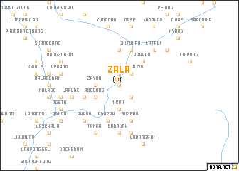 map of Zala