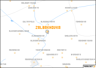 map of Zalʼbakhovka