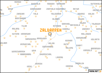 map of Zāl Darreh