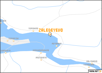 map of Zaledeyevo