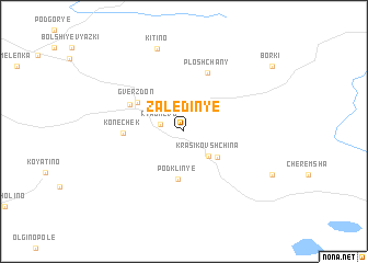 map of Zaledin\