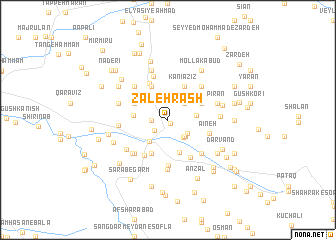 map of Z̧alehrash