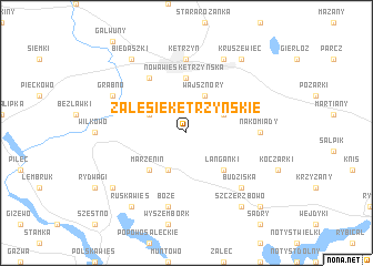 map of Zalesie Kętrzyńskie