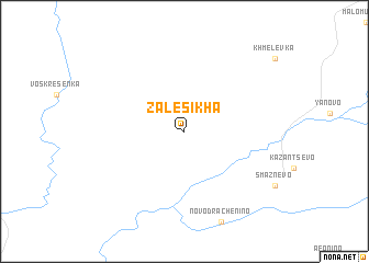 map of Zalesikha