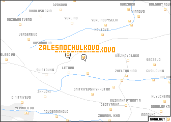 map of Zalesno-Chulkovo