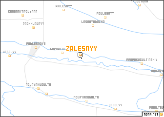 map of Zalesnyy