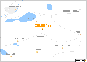 map of Zalesnyy