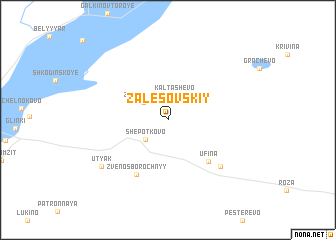 map of Zalesovskiy