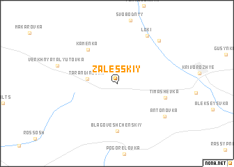 map of Zalesskiy