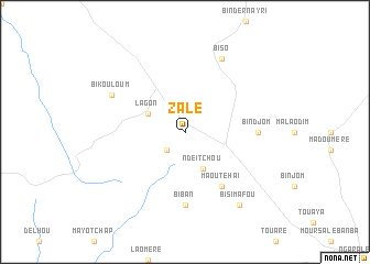 map of Zalé