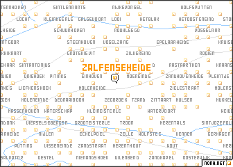 map of Zalfenseheide