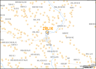 map of Zalik