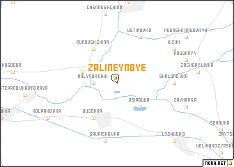 map of Zalineynoye