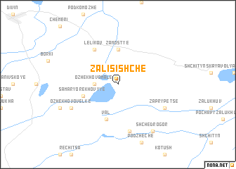 map of Zalisishche