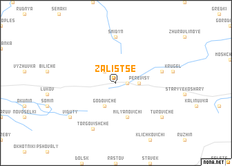 map of Zalistse