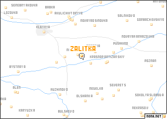 map of Zalitka