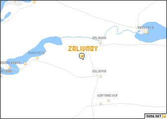 map of Zalivnoy