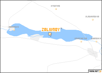 map of Zalivnoy