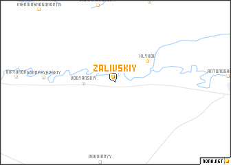 map of Zalivskiy