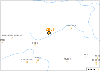 map of Zālī