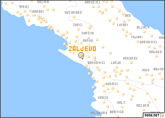 map of Zaljevo