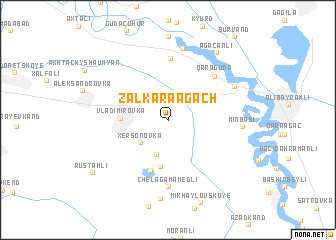 map of Zalkaraagach