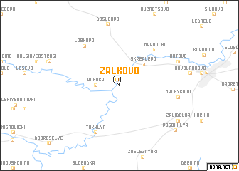 map of Zal\