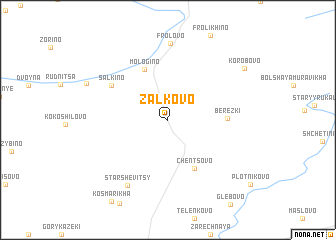 map of Zal\