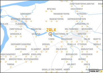 map of Zalk