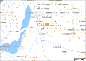 map of Zallāh