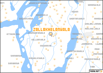 map of Zalla Khelānwāla