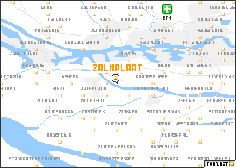 map of Zalmplaat