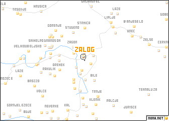map of Zalog