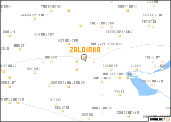 map of Zaloinka