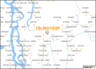 map of Zalokkyigon