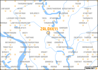 map of Zalokkyi