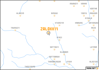 map of Zalokkyi