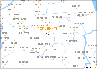 map of Zalokkyi